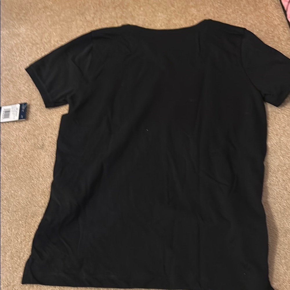 Adidas Black Floral Graphic Short Sleeve Tee - Picture 4 of 4